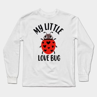 Ladybird Bug Ladybug Heart Shape My Little Love Bugs Long Sleeve T-Shirt